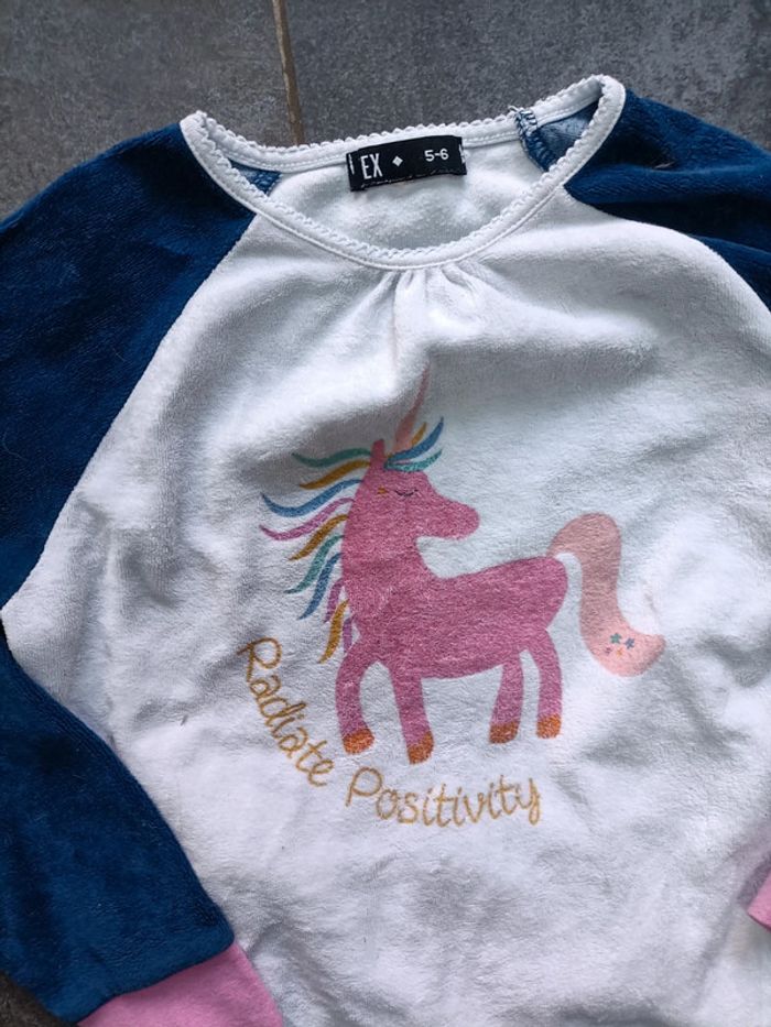 Pyjama licorne deux pièces - photo numéro 3