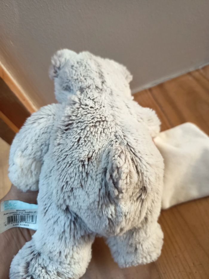 Doudou ours 20 cm baby nat - photo numéro 2