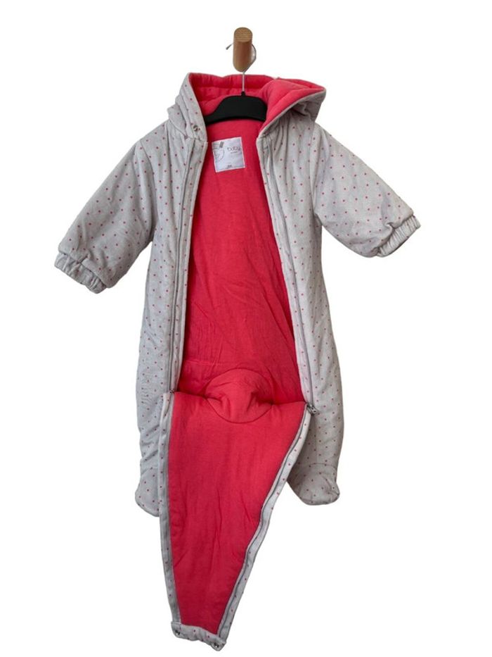 Combipilote grise et rose en polaire douce (chat) - Gémo 9 mois - photo numéro 3