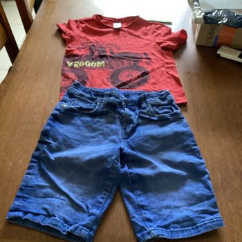 Short et tee shirt 9ans