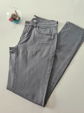 Jeans gris Camaïeu Taille 38