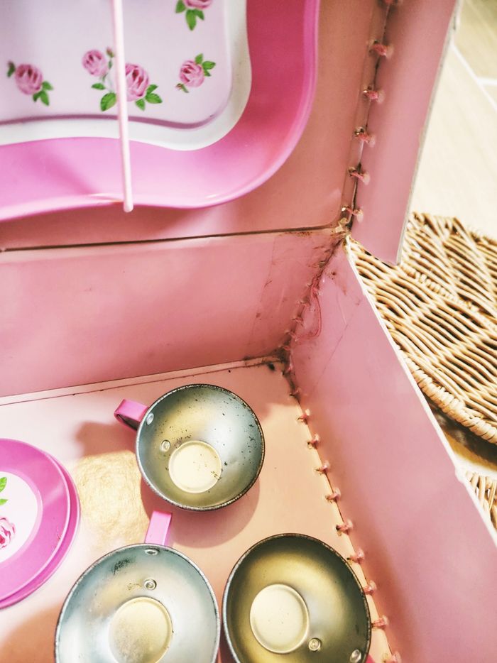 🫖Coffret dinette service à thé en metal marque Bb and Co - photo numéro 7