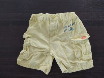 Short été DPAM 12 mois jaune pirate beach