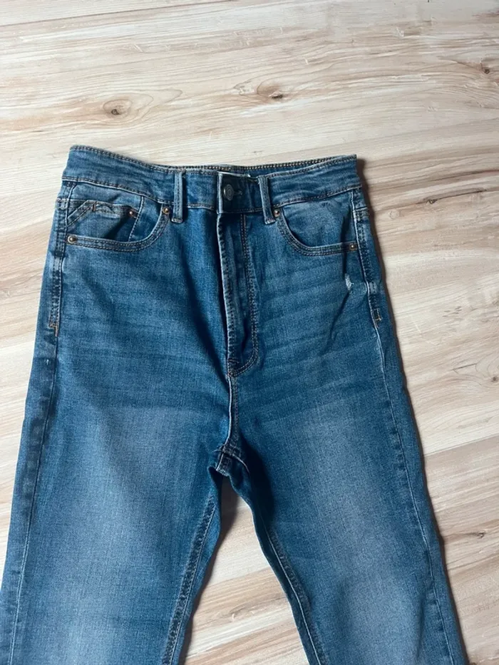 jeans skinny taille haute stradivarius - photo numéro 2