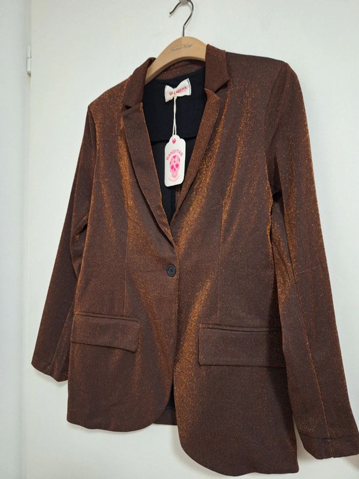 Blazer Veste Tailleur femme taille S/M Banditas from Marseille - photo numéro 2