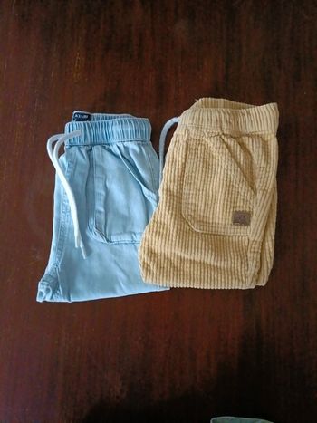 Lot 2 pantalons bébé garçon