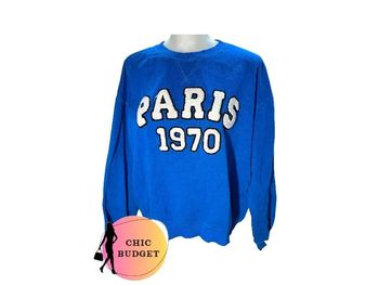 Sweat H&M Bleu - Taille M - Parfait État.
