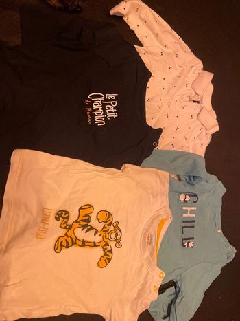 Lot tee shirt longue manche