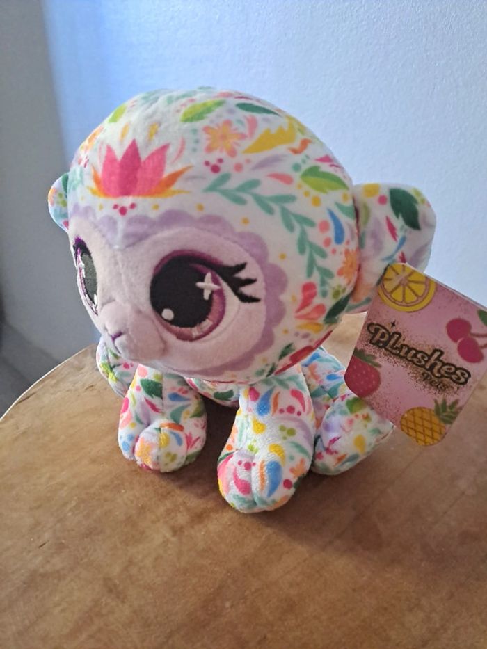 P.lushes pets peluche parfumée singe katelyn blume neuf neuve