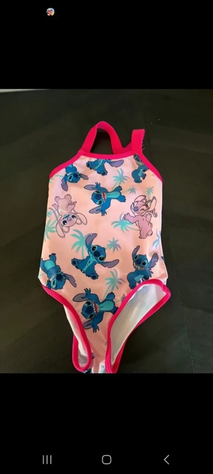 Maillot 1 pièce disney stitch