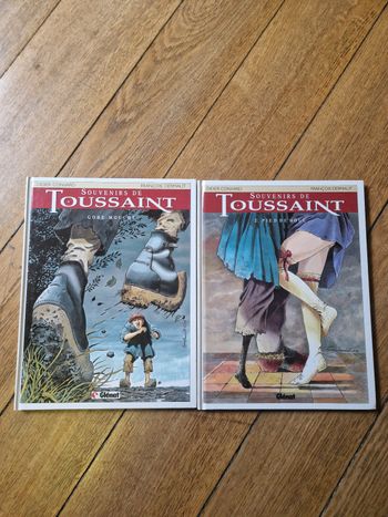 Lot de 3 bd souvenirs de Toussaint tome 1 et 2