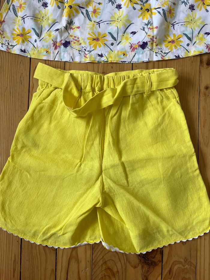 Ensemble jaune et blanc Petit Bateau 8 ans - photo numéro 8