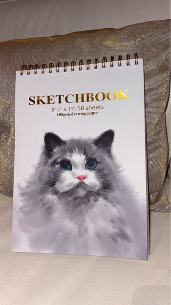 Neuf - Sketchbook Chat - Carnet de dessin A4 