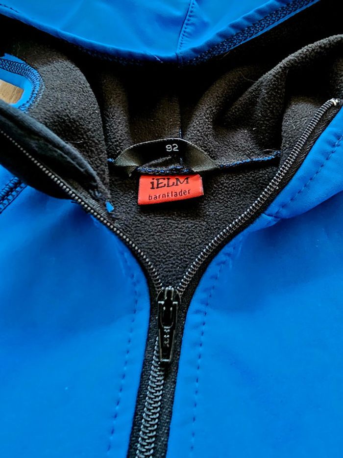 Combinaison de pluie iELM softshell bleue 92 cm 2-3 ans - photo numéro 5