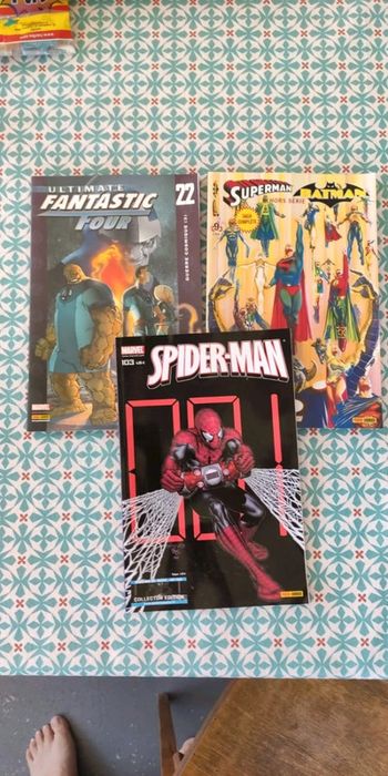 3 comics Spider-Man Superman