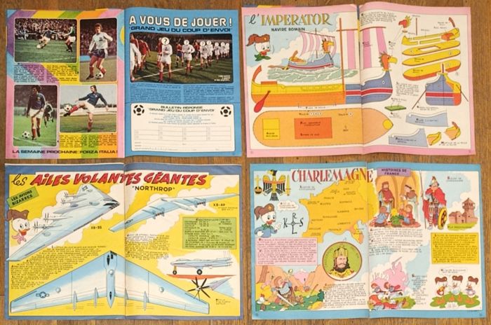 Lot de 4 Allo Castors Juniors Spécial mondial 1978 football vintage - photo numéro 3