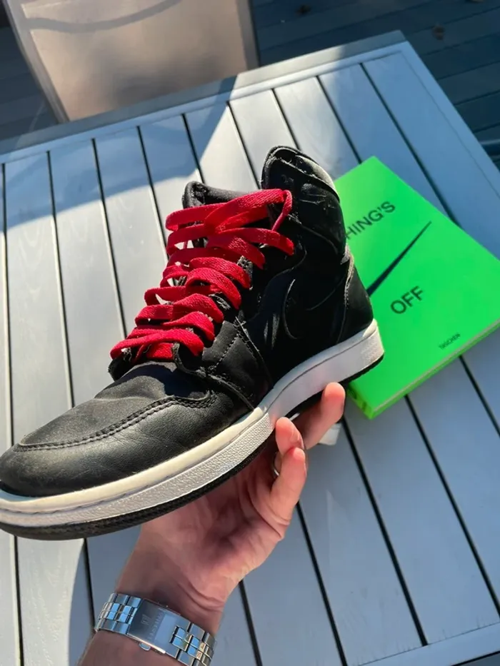Nike Air Jordan 1 High Black Satin OG 🖤 - photo numéro 6
