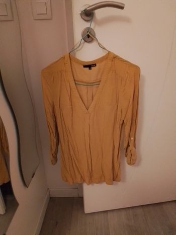 Blouse jaune 3/4