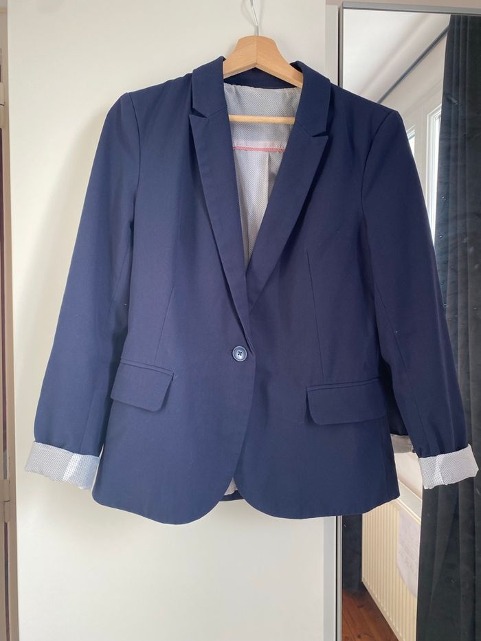Blazer bleu marine - photo numéro 2