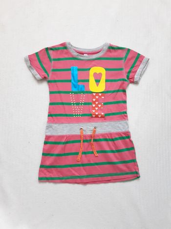 Robe manches courtes 110/116 cm