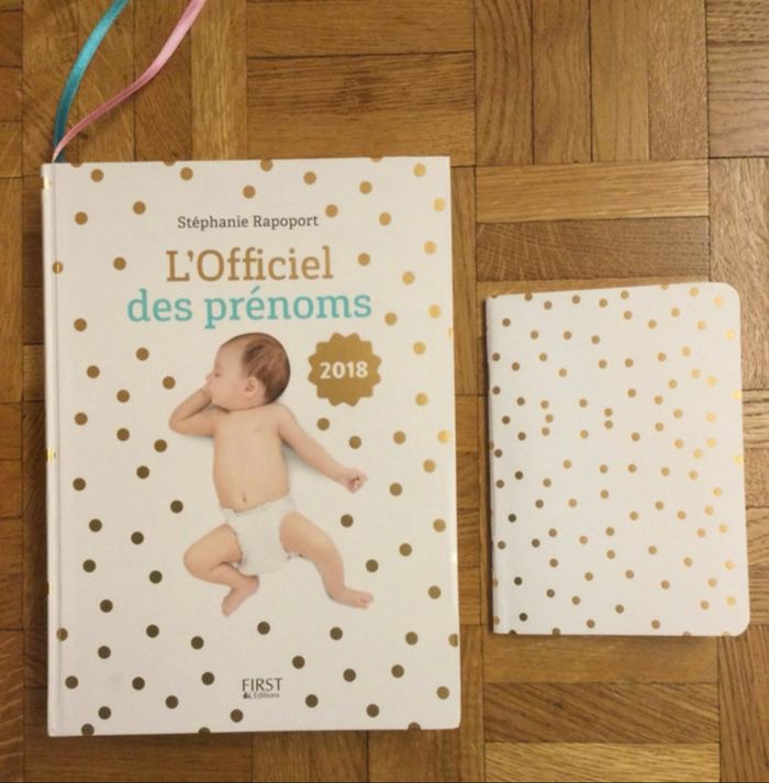 L’Officiel des prénoms avec carnet de notes