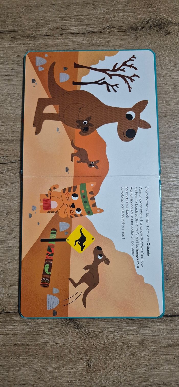Livre à toucher Chamalo les animaux du monde - photo numéro 4