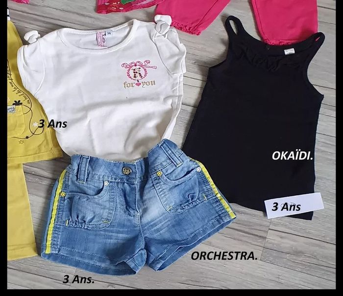 Lot vêtements fille pour l'été T: 3 ans - photo numéro 2