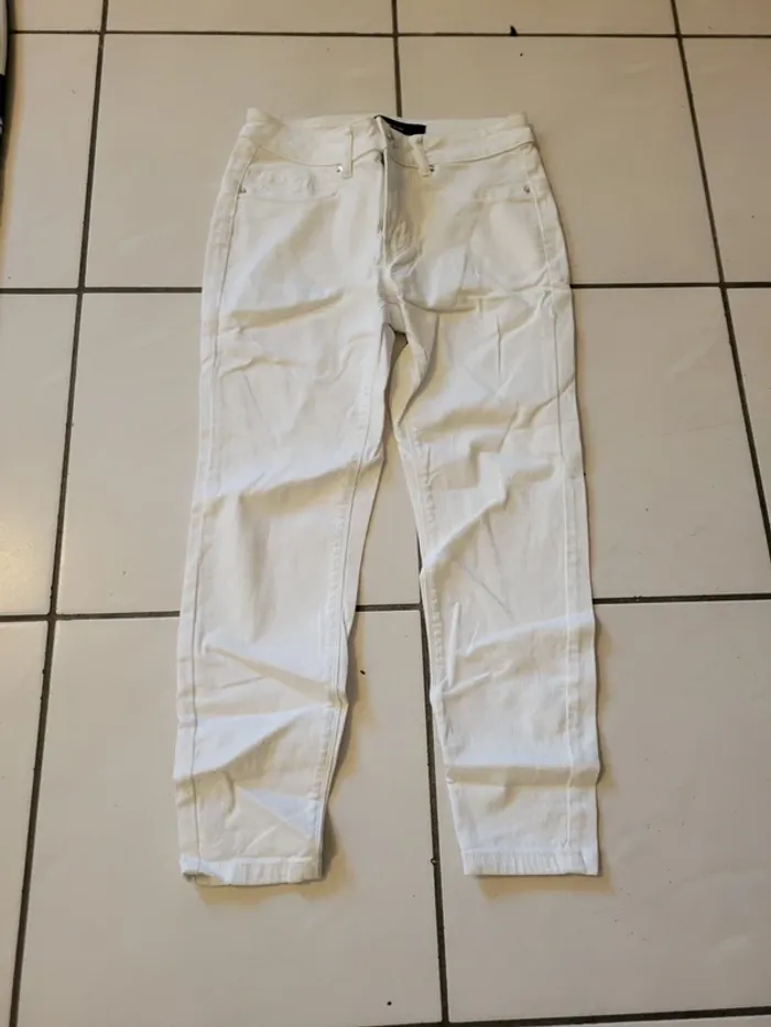 Ensemble haut rose et jean 36
