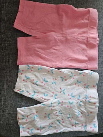 Lot de 2 leggings court