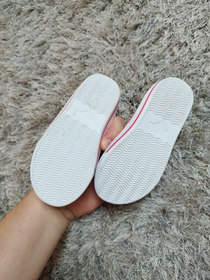 Jolie petite ballerine fille Rose nœud papillon taille 23 - photo numéro 3
