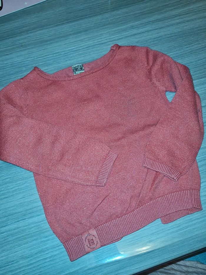 Pull rose irisé - photo numéro 2