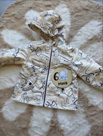 Veste fine dinosaure 6 mois 