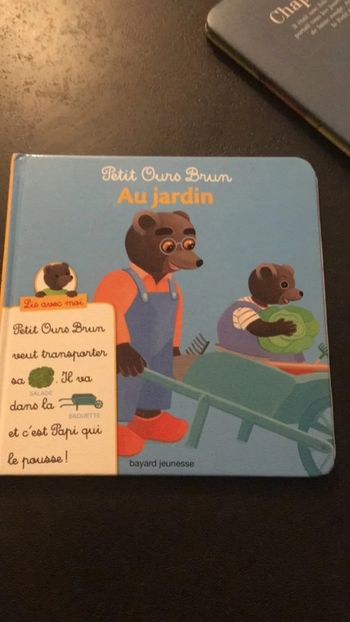 Livre Petit ours Brun au jardin