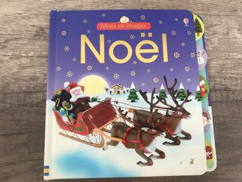 Livre mots en images, éditions Usborne : noël
