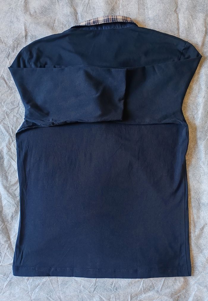 Tee shirt bleu marine manche longue Izac Taille S - photo numéro 2