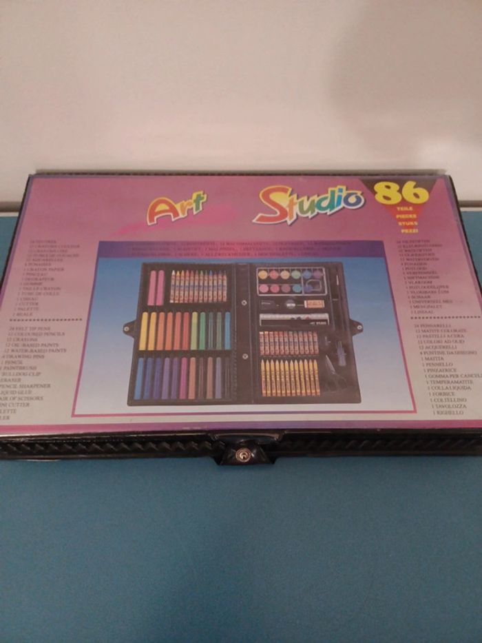 Mallette art studio pour colorier