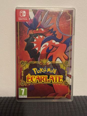 Jeu Nintendo switch Pokémon écarlate 
