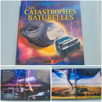 Livre Éditions Rouge et Or 🌪Les Catastrophes Naturelles 🌌 L'Oeil de l'explorateur