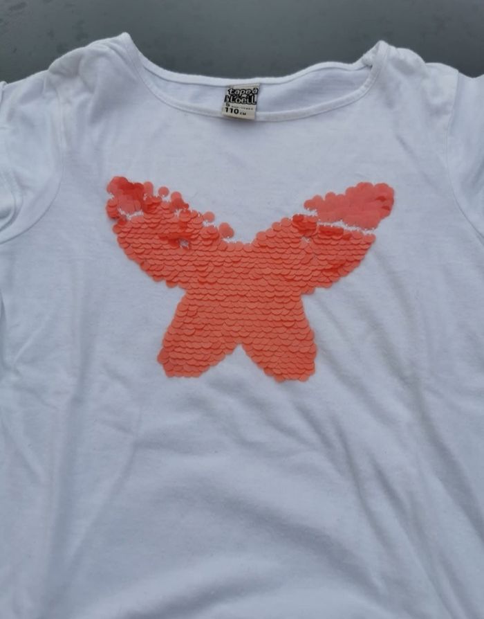 Tee-shirt mc 5 ans fille okaidi - photo numéro 2