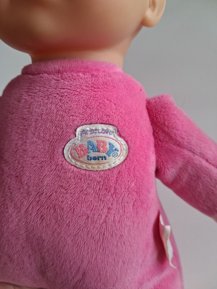 Bébé Baby Born Zaft création rose 30 cm mou sauf la tête - photo numéro 4
