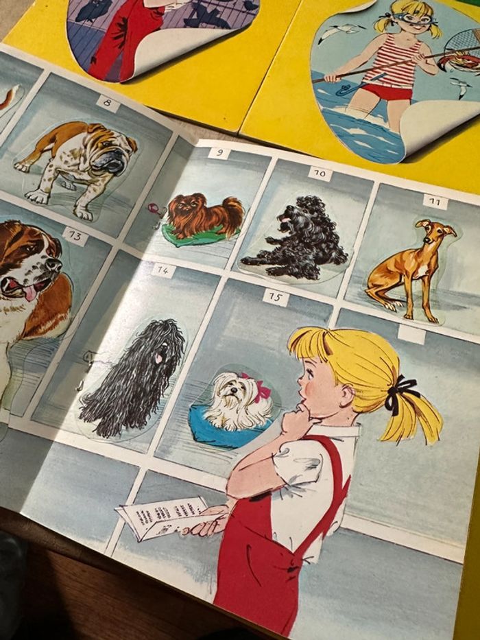 Lot de 4 livres albums autocollants rares Caroline Pierre Probst vintage anciens - photo numéro 10