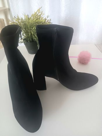 Bottines noir velour taille 40.5