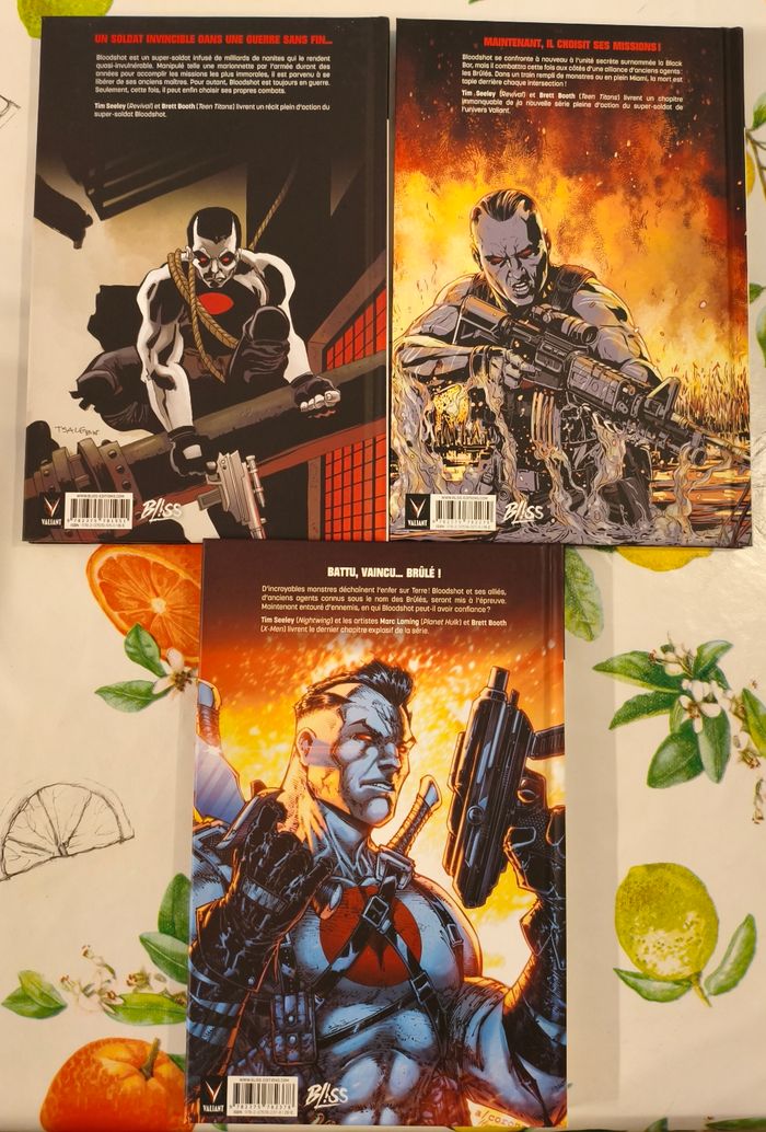 Lot comics Bloodshot T1 a T3 en état quasi neuf - photo numéro 2