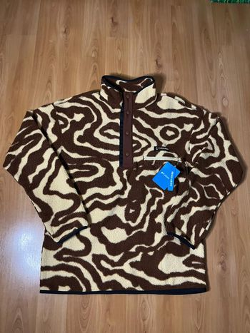 Polaire Columbia Helvetia / zébré marron beige / taille M