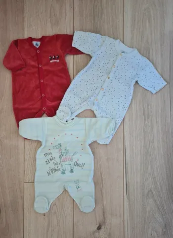 Lot pyjamas Petit Bateau Naissance