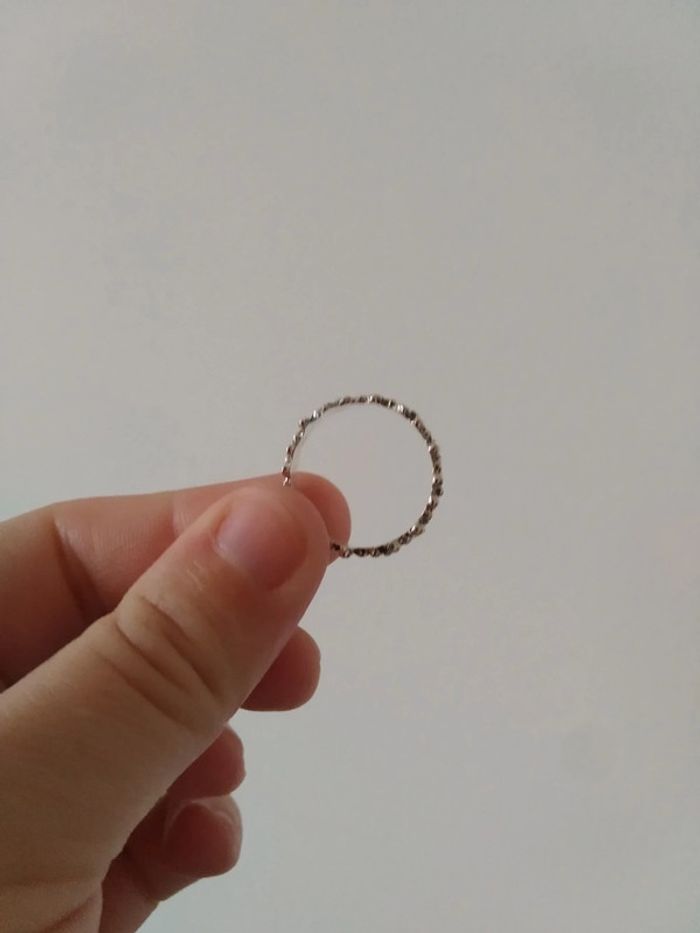 Bague fleurie argenté - photo numéro 3