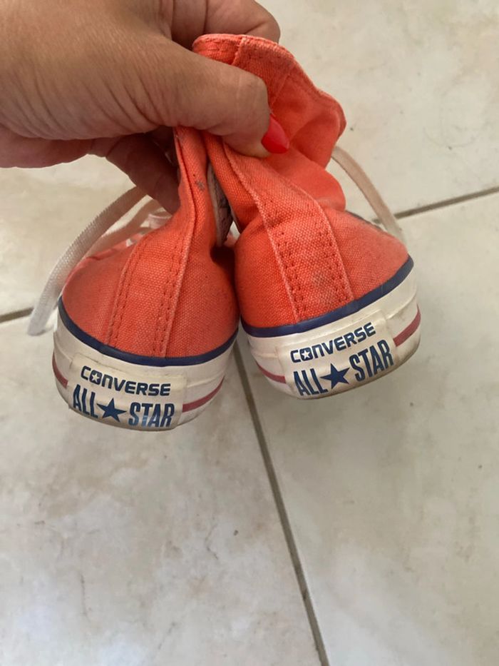 Converse saumon / corail - photo numéro 3