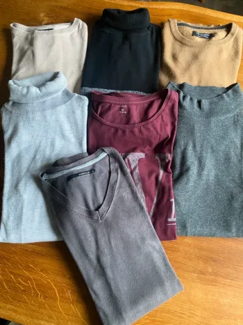 Lot 7 pulls fins Homme taille M