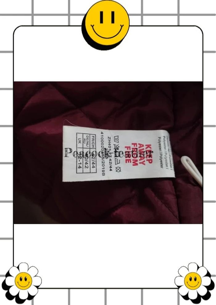 Manteau Parka bordeaux 40/42 atlas - photo numéro 10