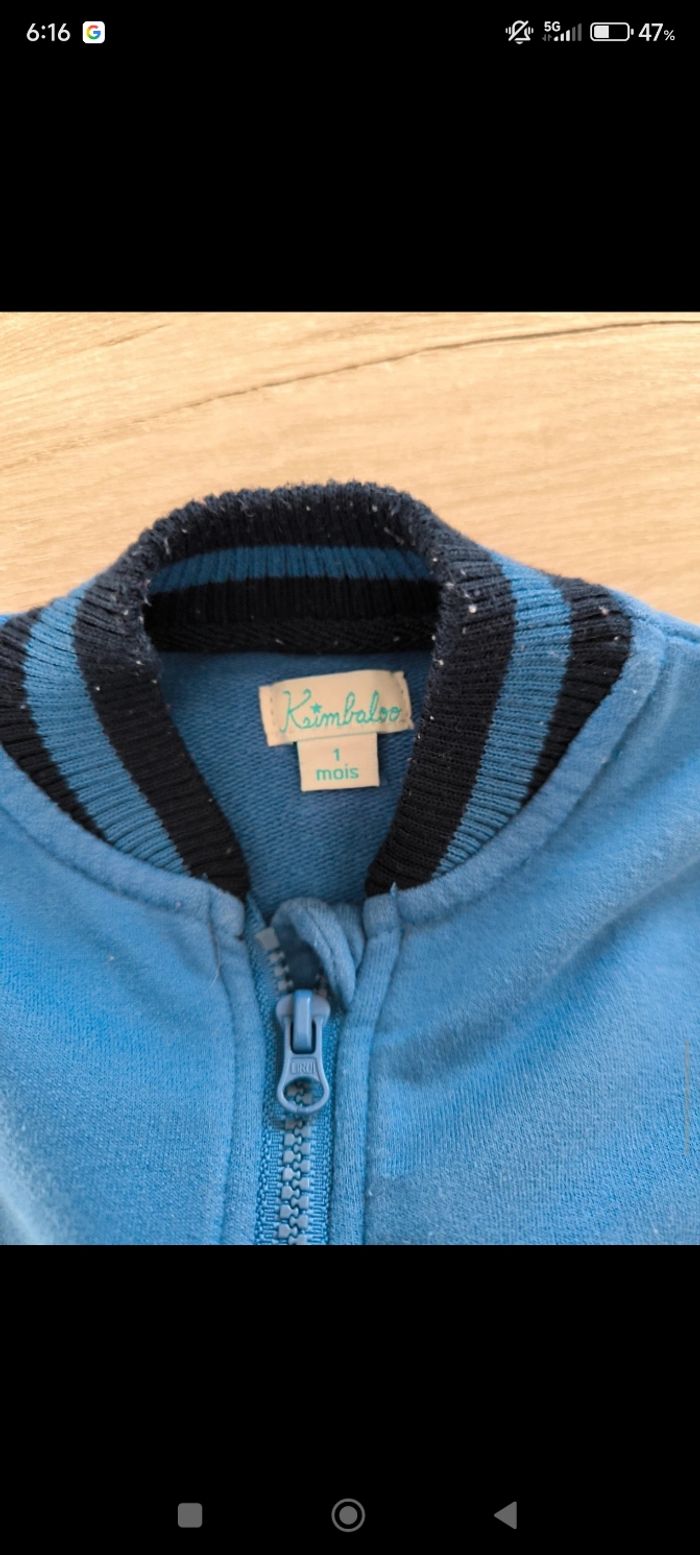 Gilet taille 1 mois - photo numéro 3